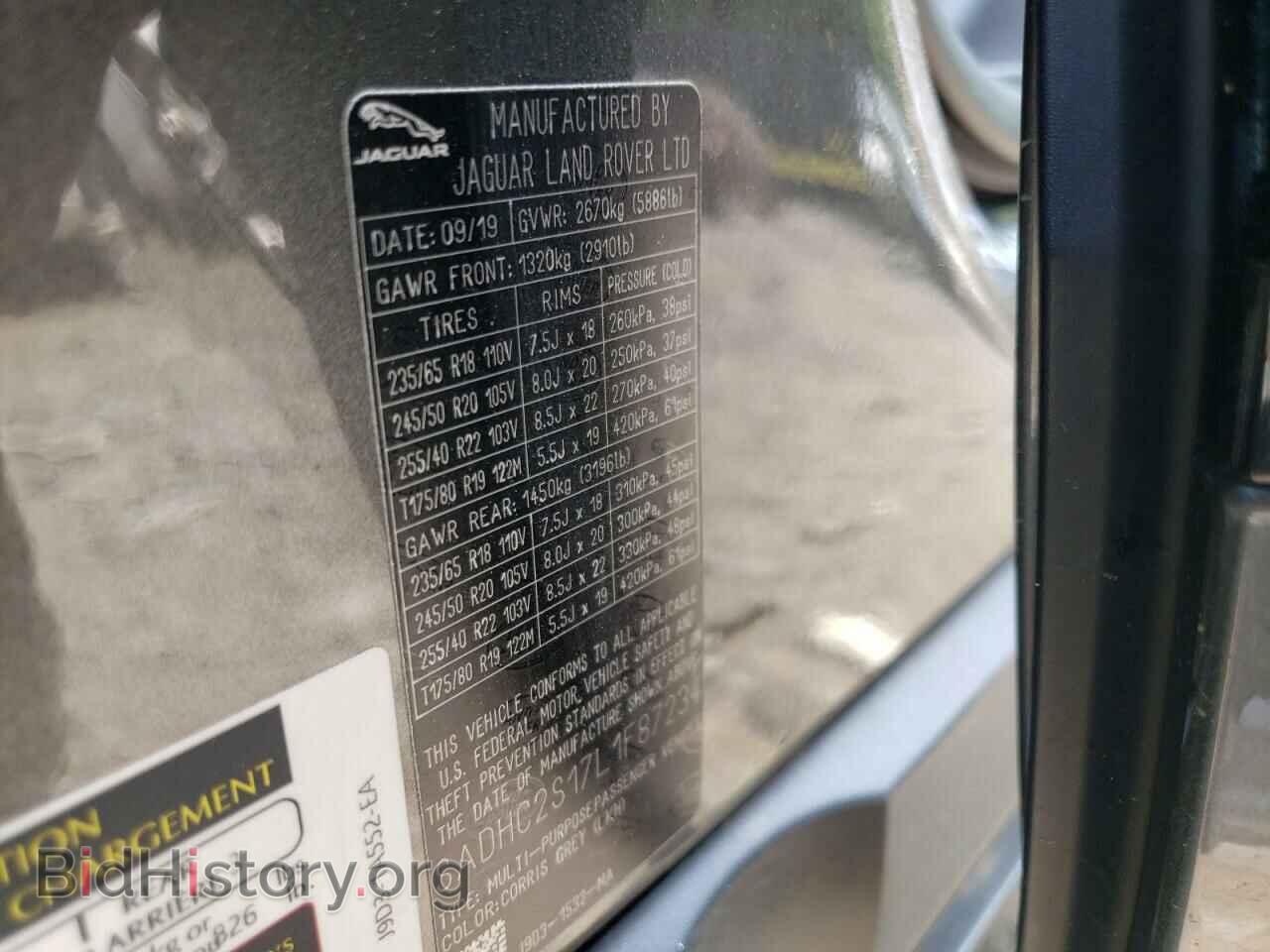 2020 JAGUAR I-PACE - VIN: SADHC2S17L1F87234 - Photo 13