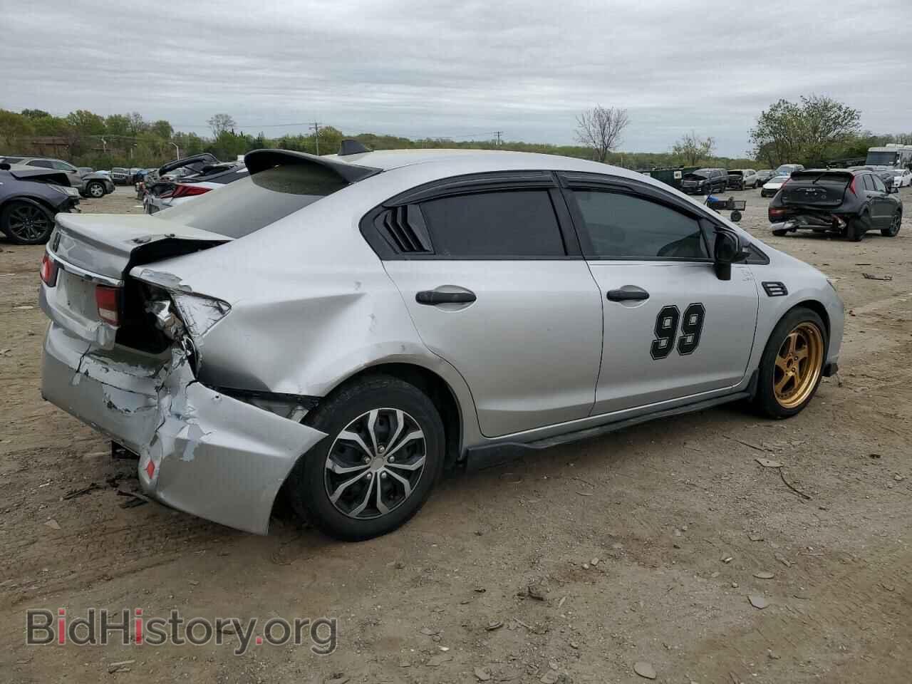 2013 HONDA CIVIC - VIN: 19XFB2F53DE245360 - Фото 3
