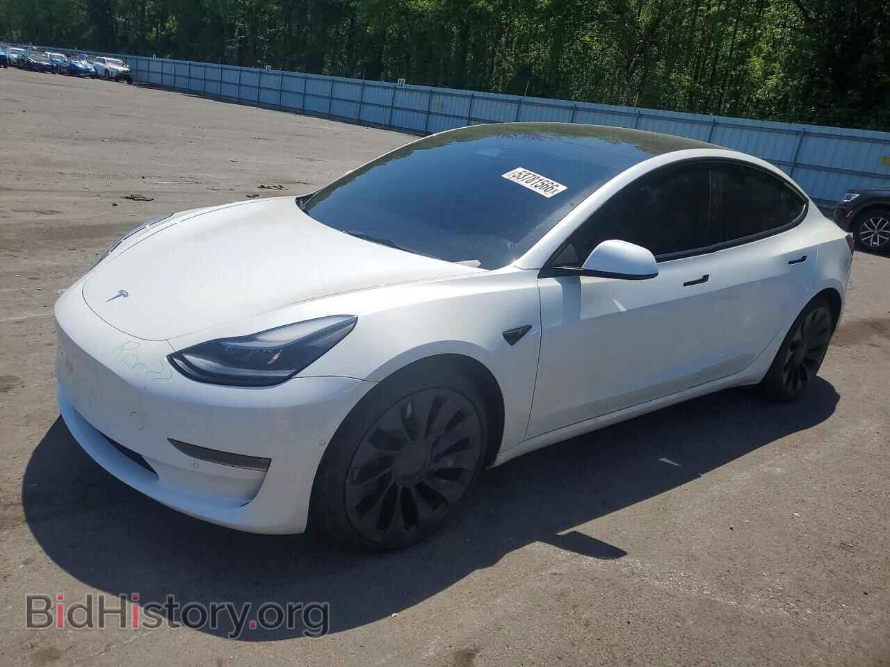 Photo 5YJ3E1EC1NF346722 - TESLA MODEL 3 2022