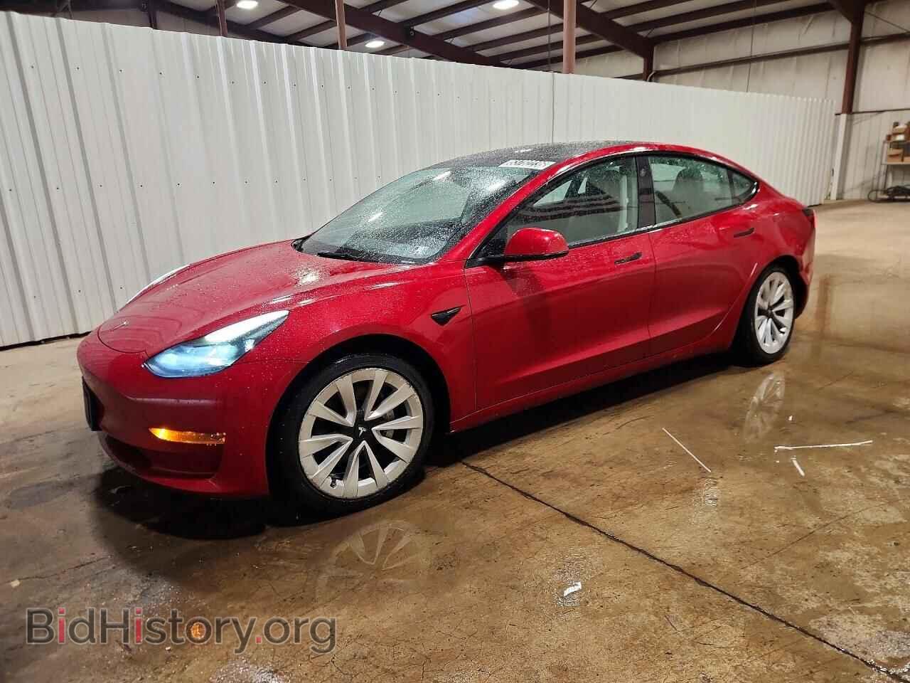 Photo 5YJ3E1EA4NF288765 - TESLA MODEL 3 2022