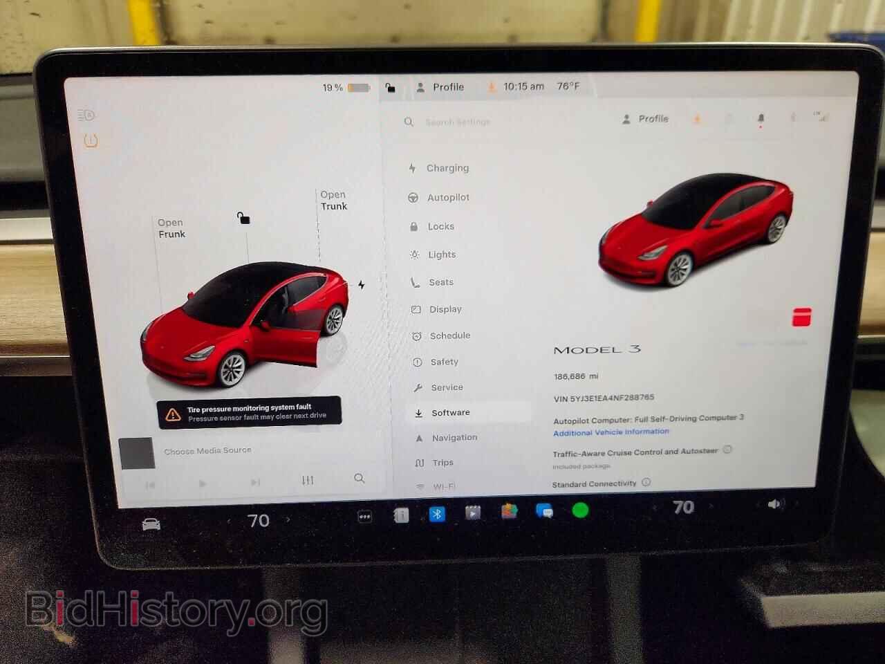 2022 TESLA MODEL 3 - VIN: 5YJ3E1EA4NF288765 - Photo 9