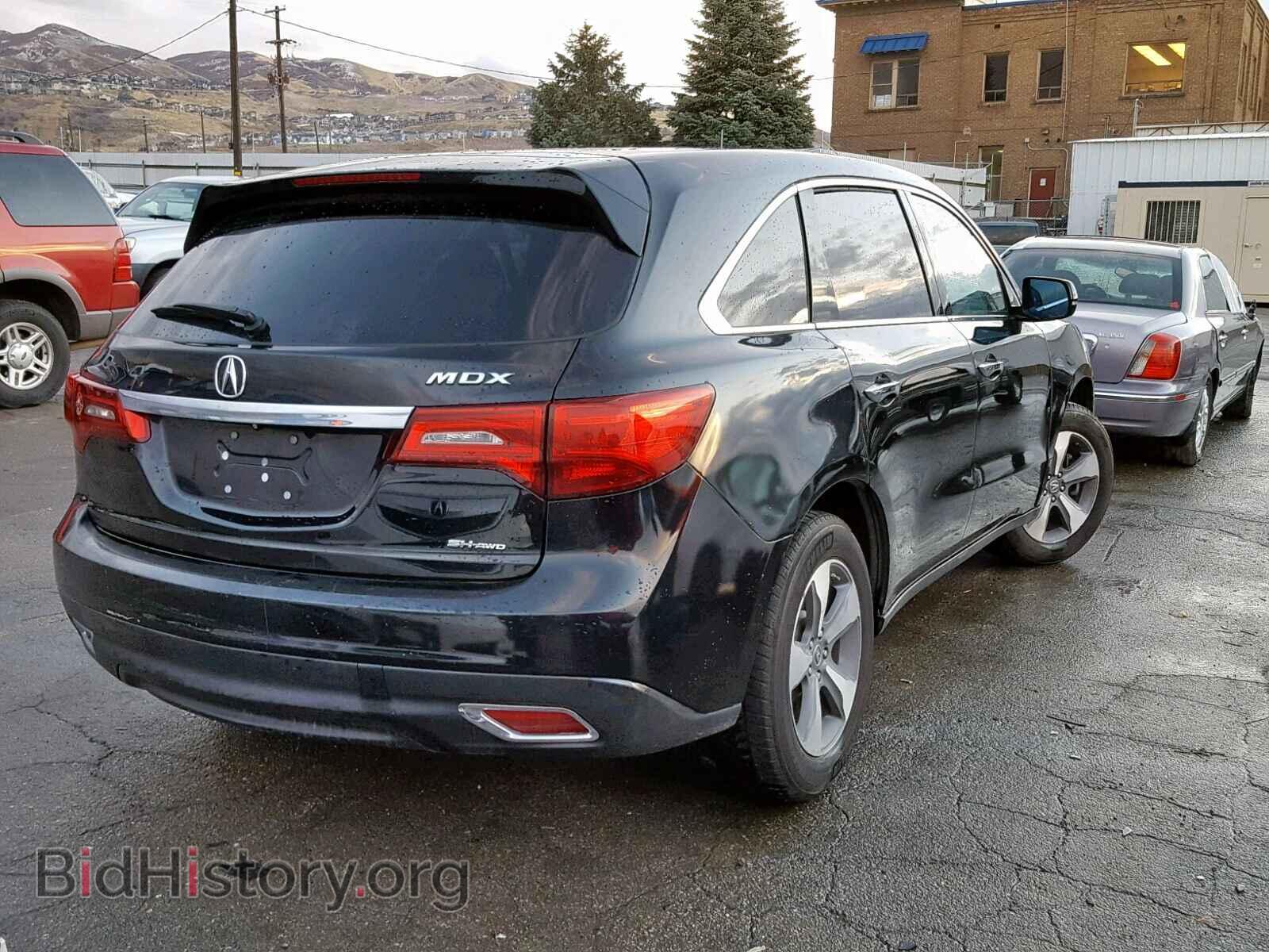 2014 ACURA MDX - VIN: 5FRYD4H21EB003808 - Фото 4