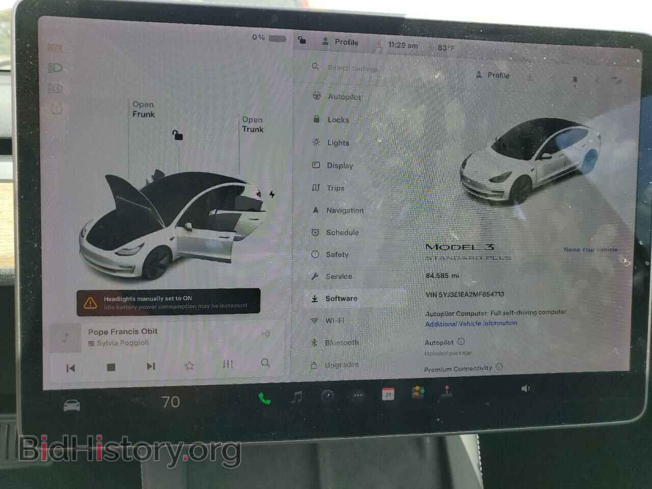 2021 TESLA MODEL 3 - VIN: 5YJ3E1EA2MF854713 - Фото 9