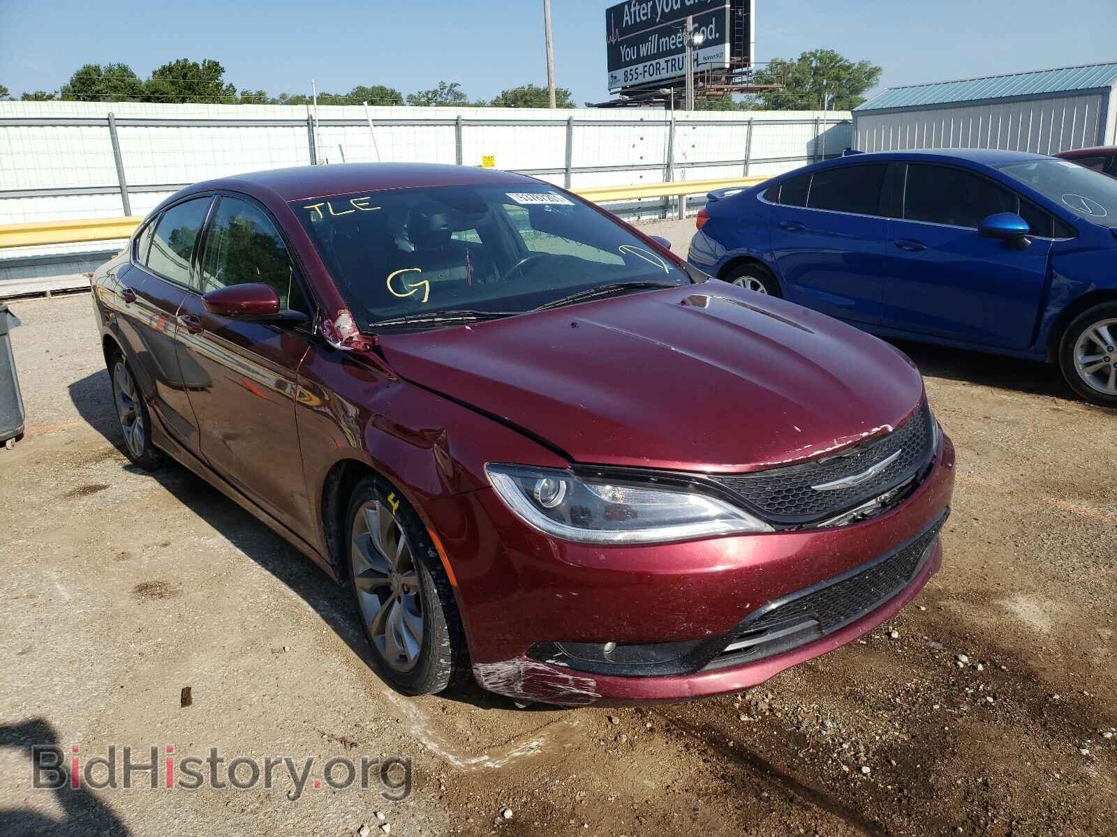 Фотография 1C3CCCBB4FN526197 - CHRYSLER 200 2015