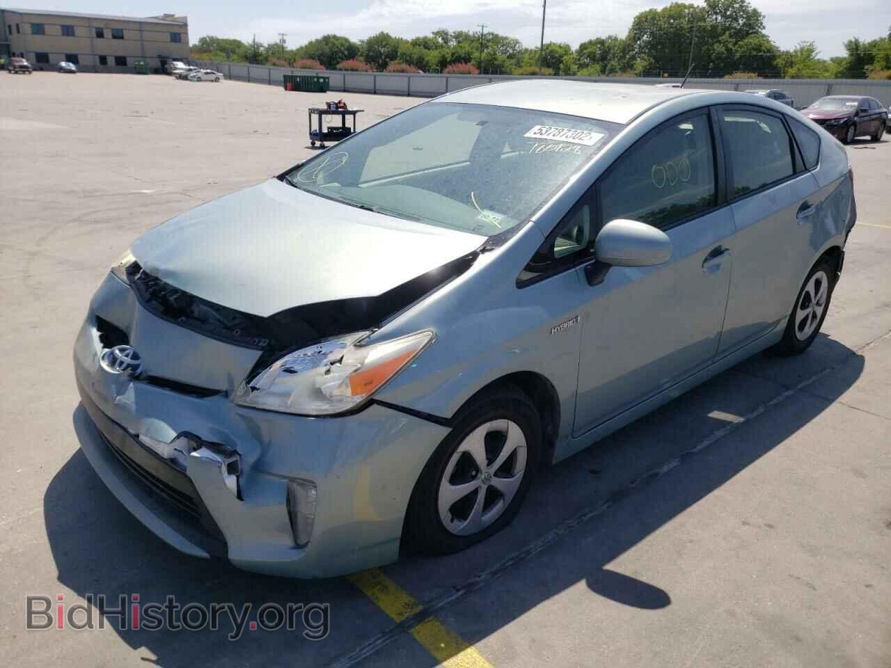 2014 TOYOTA PRIUS - VIN: JTDKN3DU8E1780128 - Фото 2