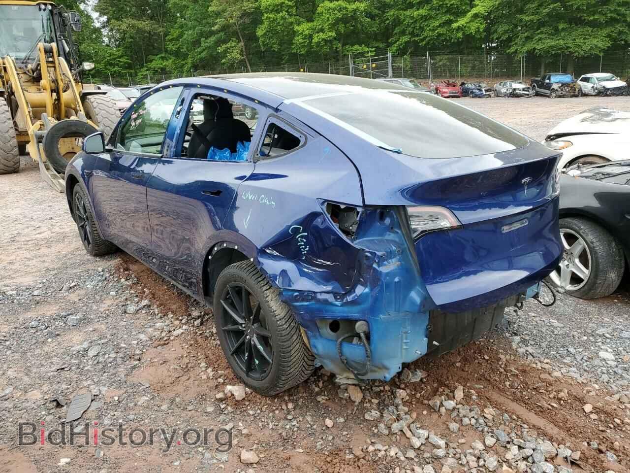 2020 TESLA MODEL Y - VIN: 5YJYGDEE5LF027016 - Фото 2