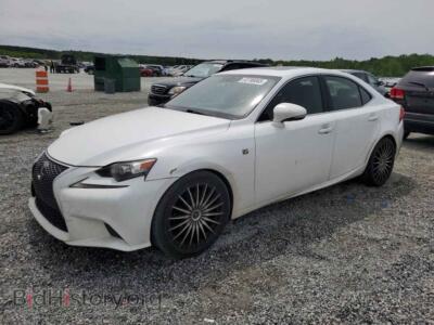 2015 Lexus IS 250, white — VIN JTHBF1D26F5049996, Copart