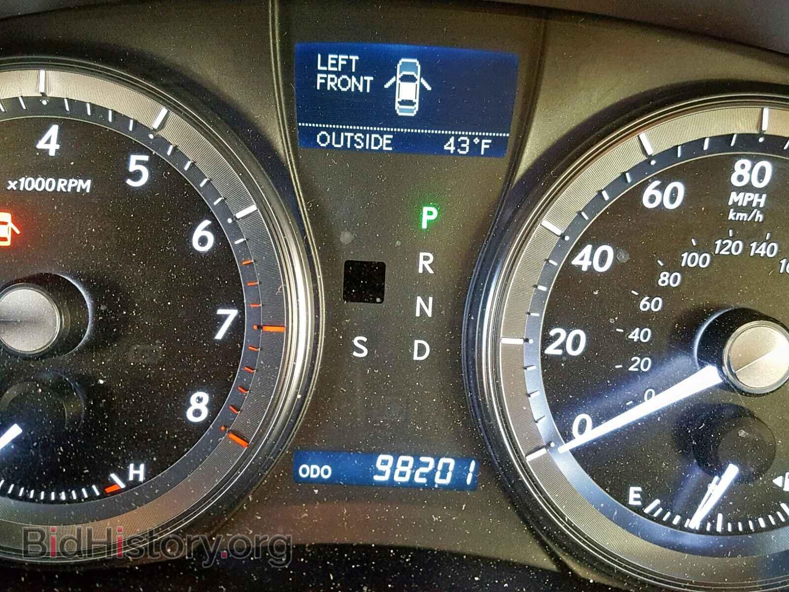 2012 LEXUS ES350 - VIN: JTHBK1EGXC2475242 - Фото 8