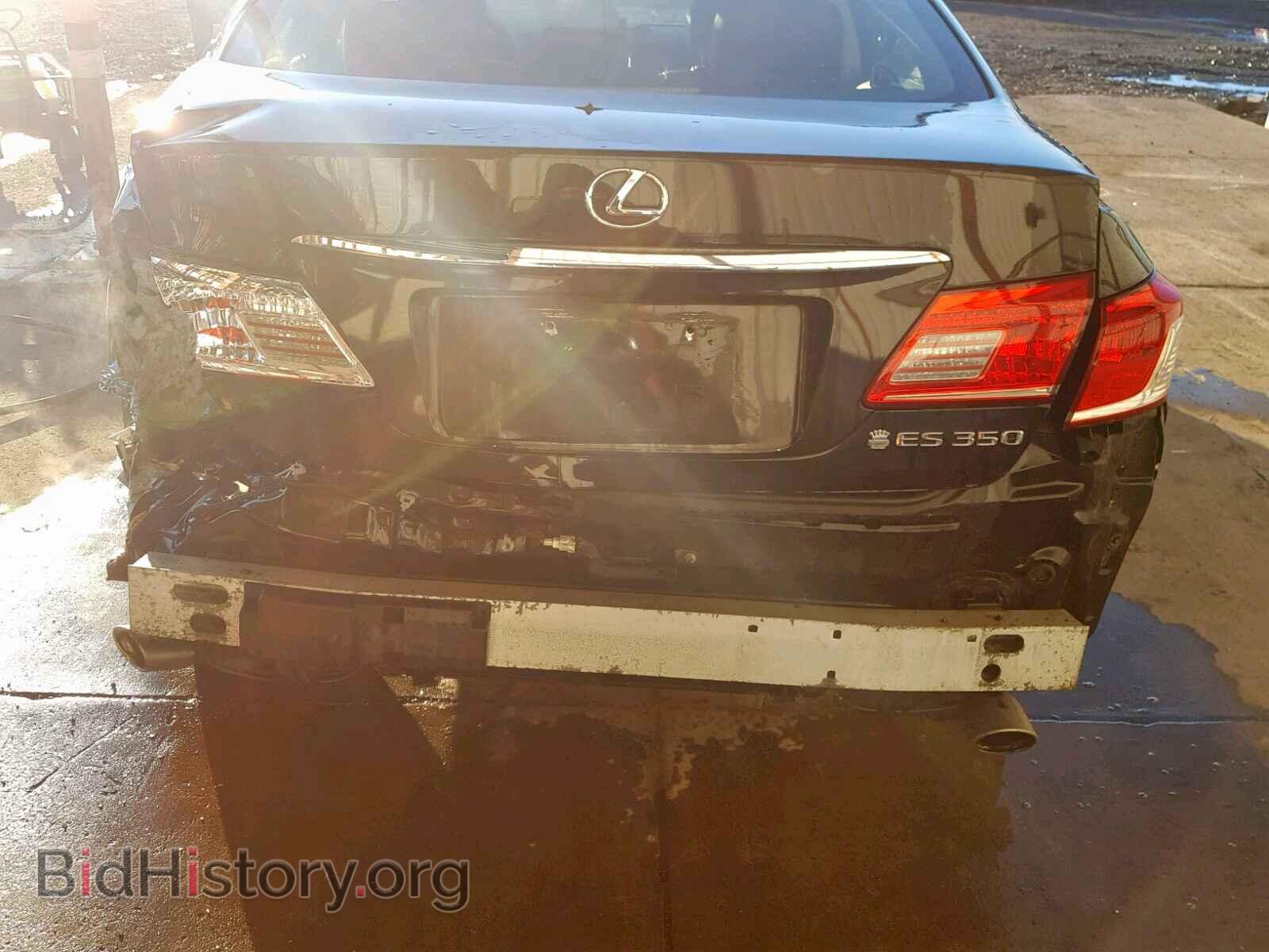 2012 LEXUS ES350 - VIN: JTHBK1EGXC2475242 - Фото 9