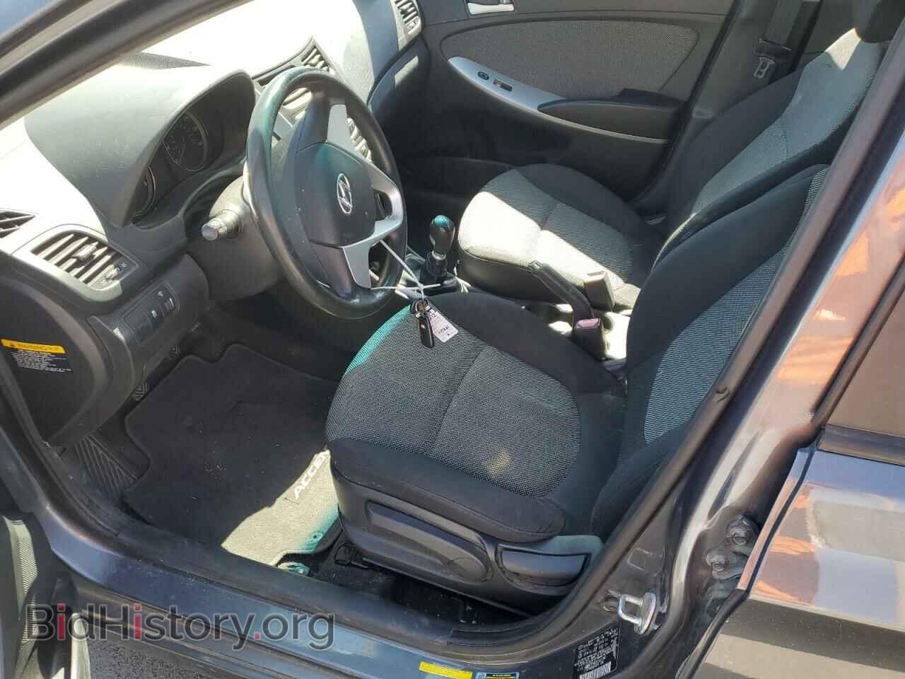 2012 HYUNDAI ACCENT - VIN: KMHCT5AE6CU021861 - Фото 7