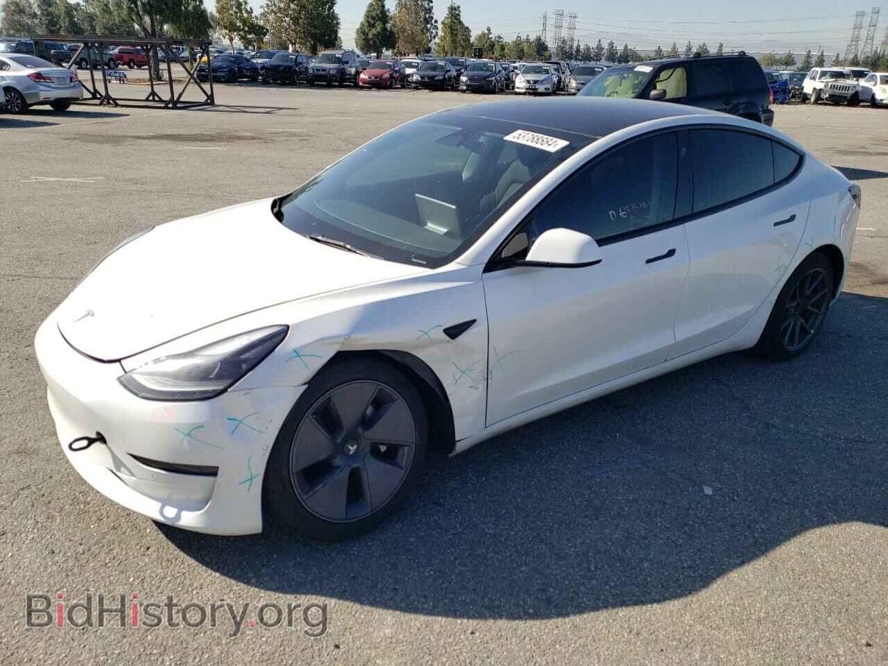 Фотография 5YJ3E1EA6NF164674 - TESLA MODEL 3 2022
