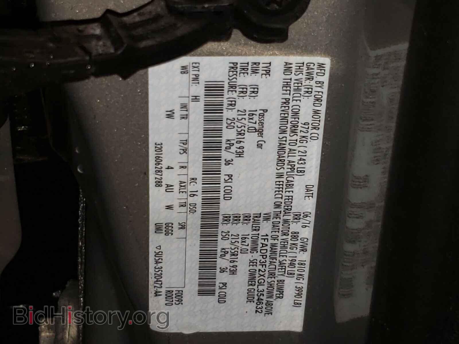 2016 FORD FOCUS - VIN: 1FADP3F2XGL354632 - Photo 10