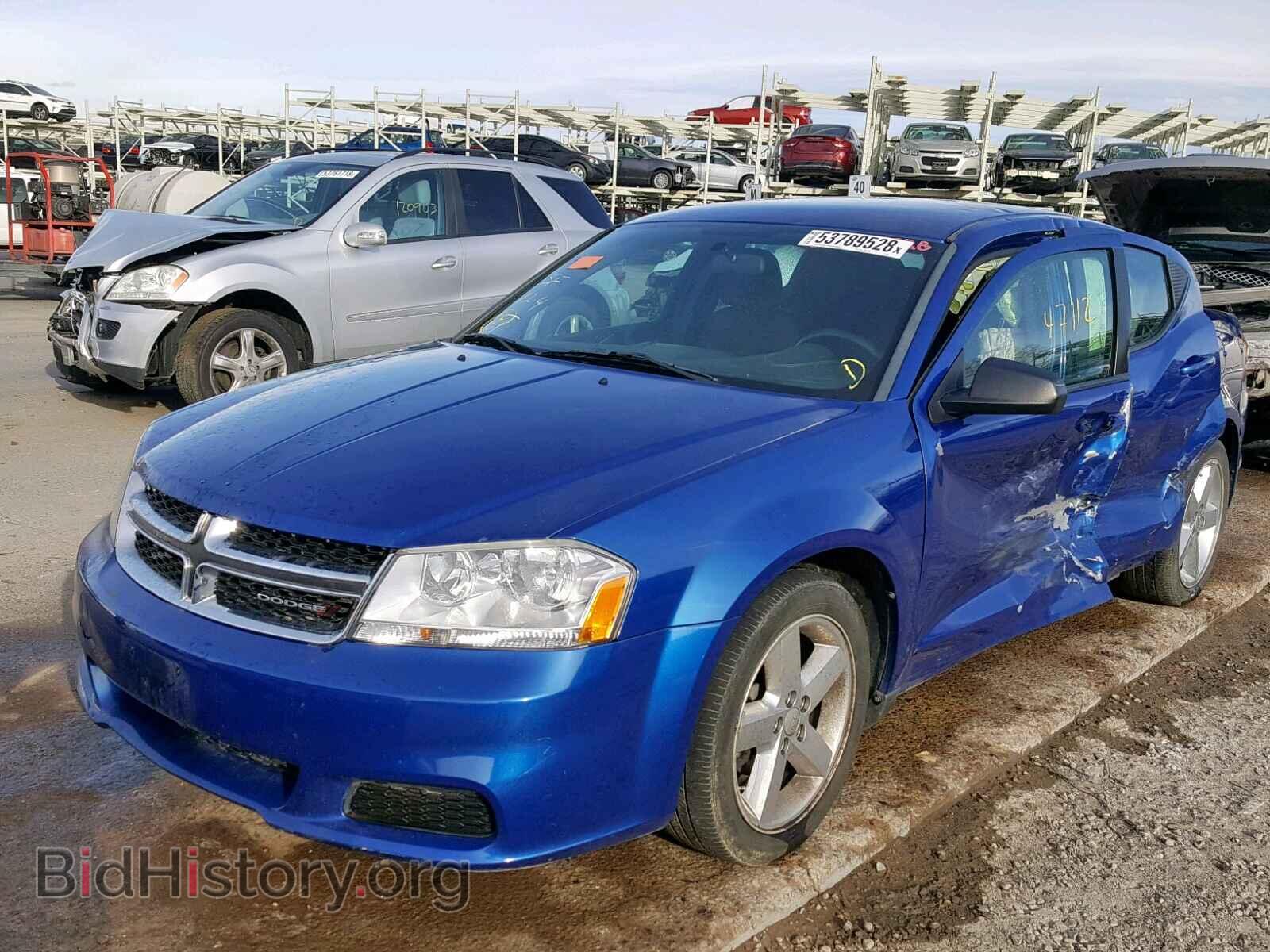 2014 DODGE AVENGER - VIN: 1C3CDZAB2EN104820 - Фото 2