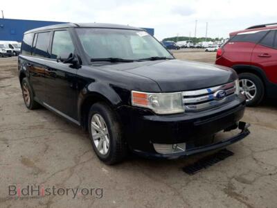 2012 Ford FLEX Flex SE, черный — VIN 2FMGK5BCXCBD04254, Copart