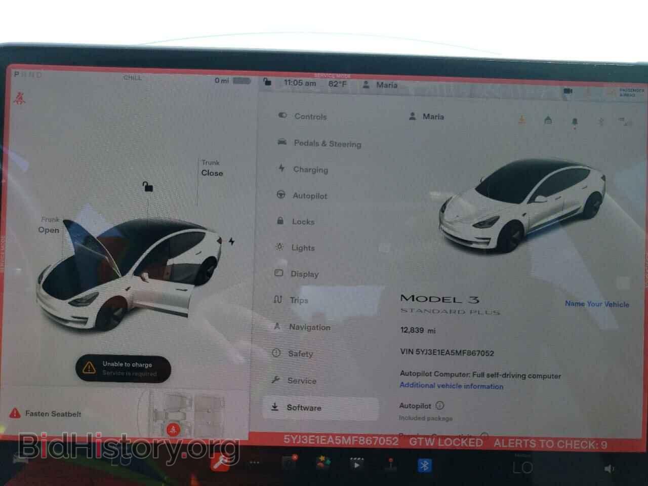 2021 TESLA MODEL 3 - VIN: 5YJ3E1EA5MF867052 - Photo 9