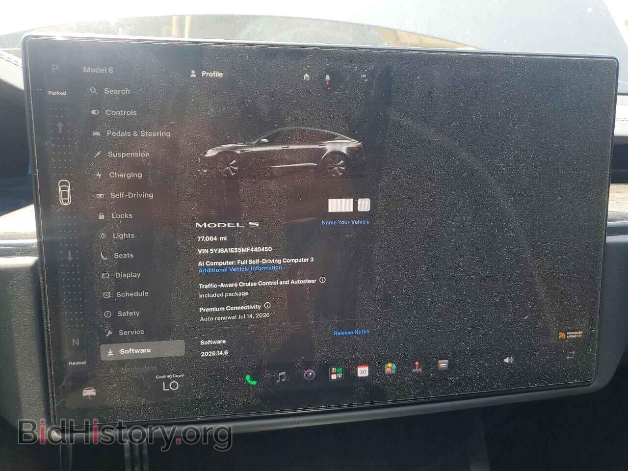 2021 TESLA MODEL S - VIN: 5YJSA1E55MF440450 - Photo 9