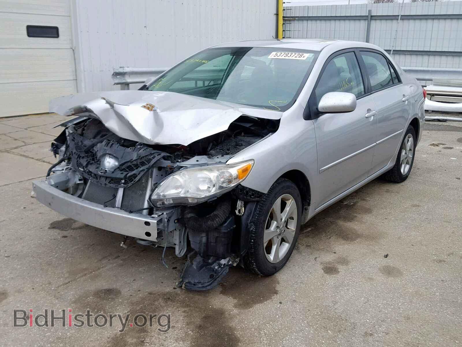 2011 TOYOTA COROLLA BA - VIN: 2T1BU4EE8BC540861 - Фото 2