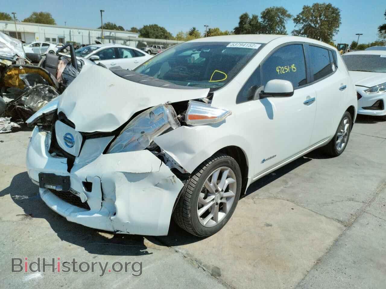 2015 NISSAN LEAF - VIN: 1N4AZ0CP8FC314799 - Фото 2