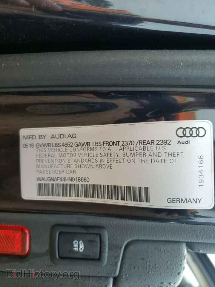 2017 AUDI A4 - VIN: WAUGNAF44HN018660 - Фото 13