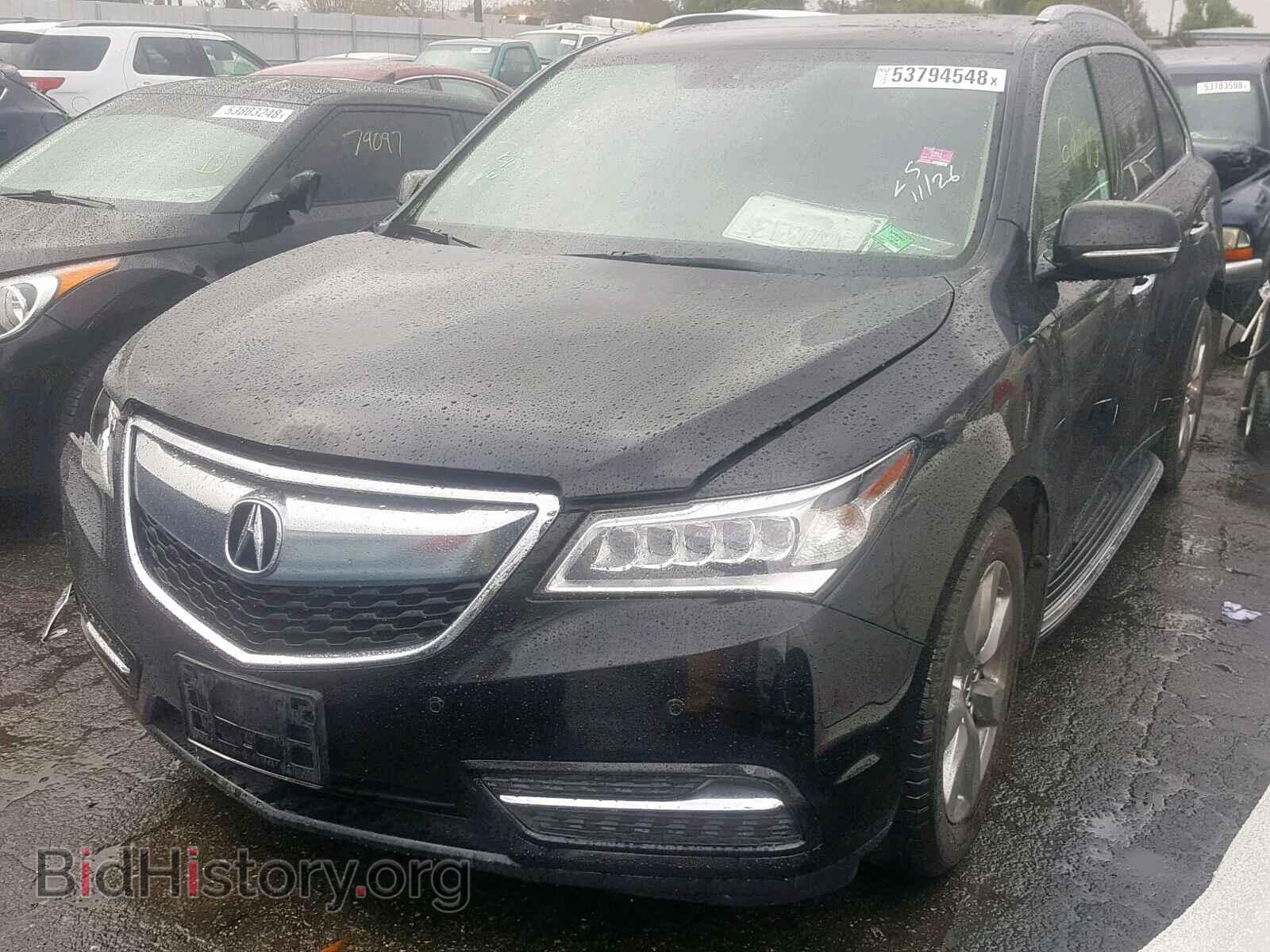 2014 ACURA MDX ADVANC - VIN: 5FRYD3H85EB002465 - Фото 2