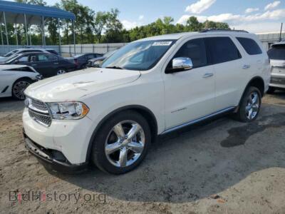 2011 Dodge DURANGO Citadel, white — VIN 1D4SE5GT6BC693250, Copart