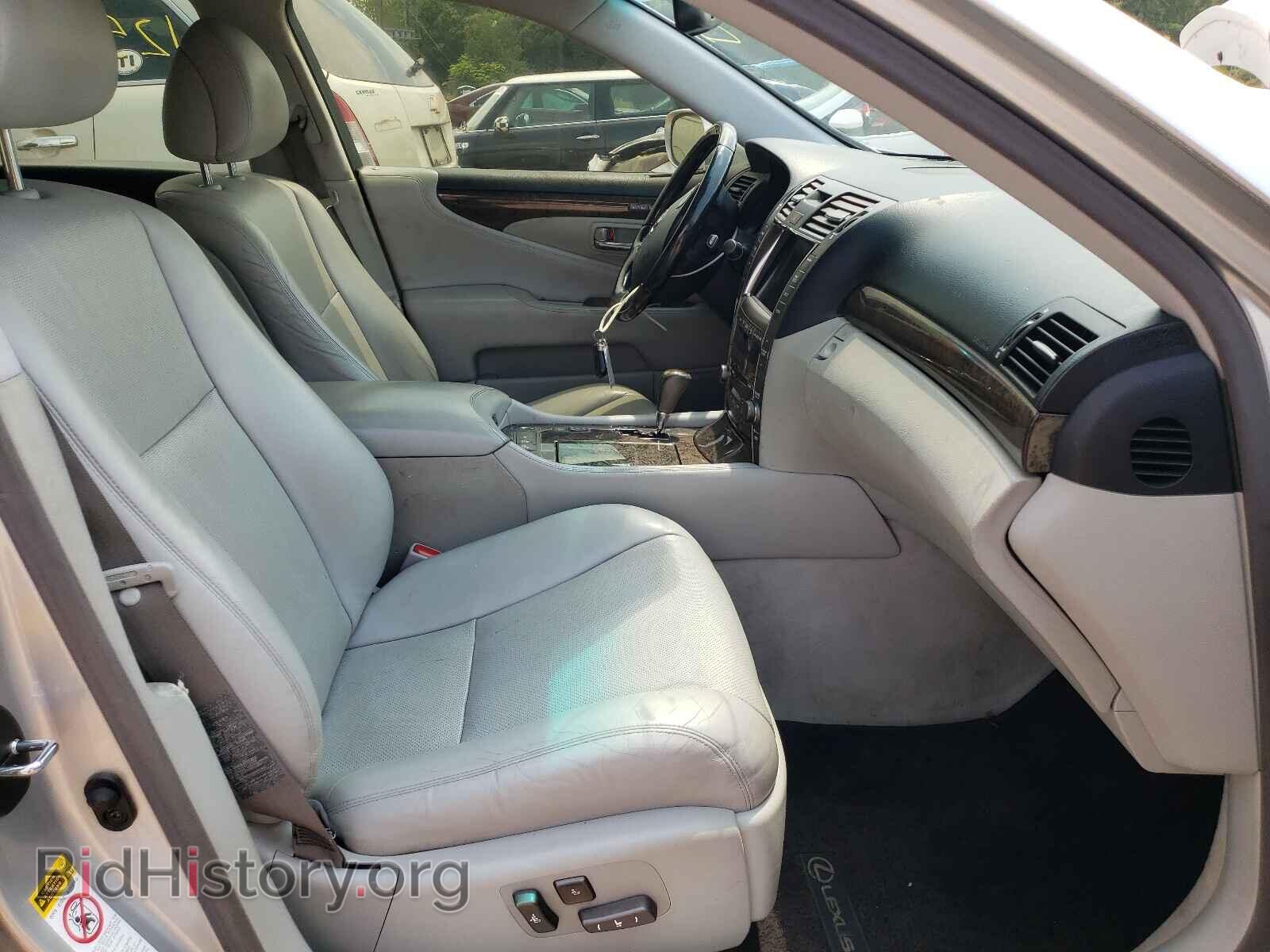 2007 LEXUS LS460 - VIN: JTHBL46F575031047 - Фото 5