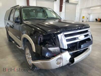 2008 Ford EXPEDITION, черный — VIN 1FMFK18558LA80119, Copart