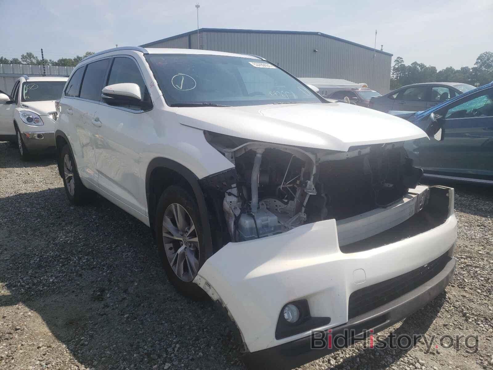 Photo 5TDJKRFH7FS154971 - TOYOTA HIGHLANDER 2015