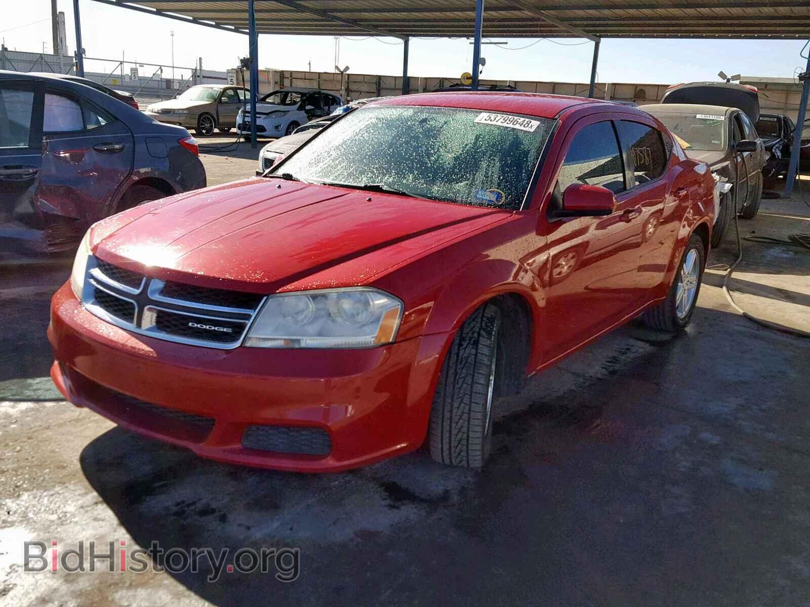 2012 DODGE AVENGER - VIN: 1C3CDZCB8CN161968 - Фото 2