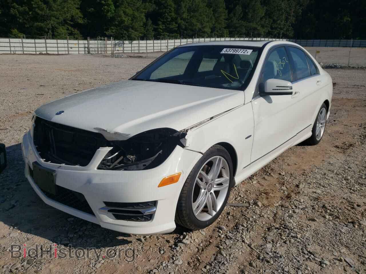 2012 MERCEDES-BENZ C-CLASS - VIN: WDDGF4HB9CR232824 - Фото 2