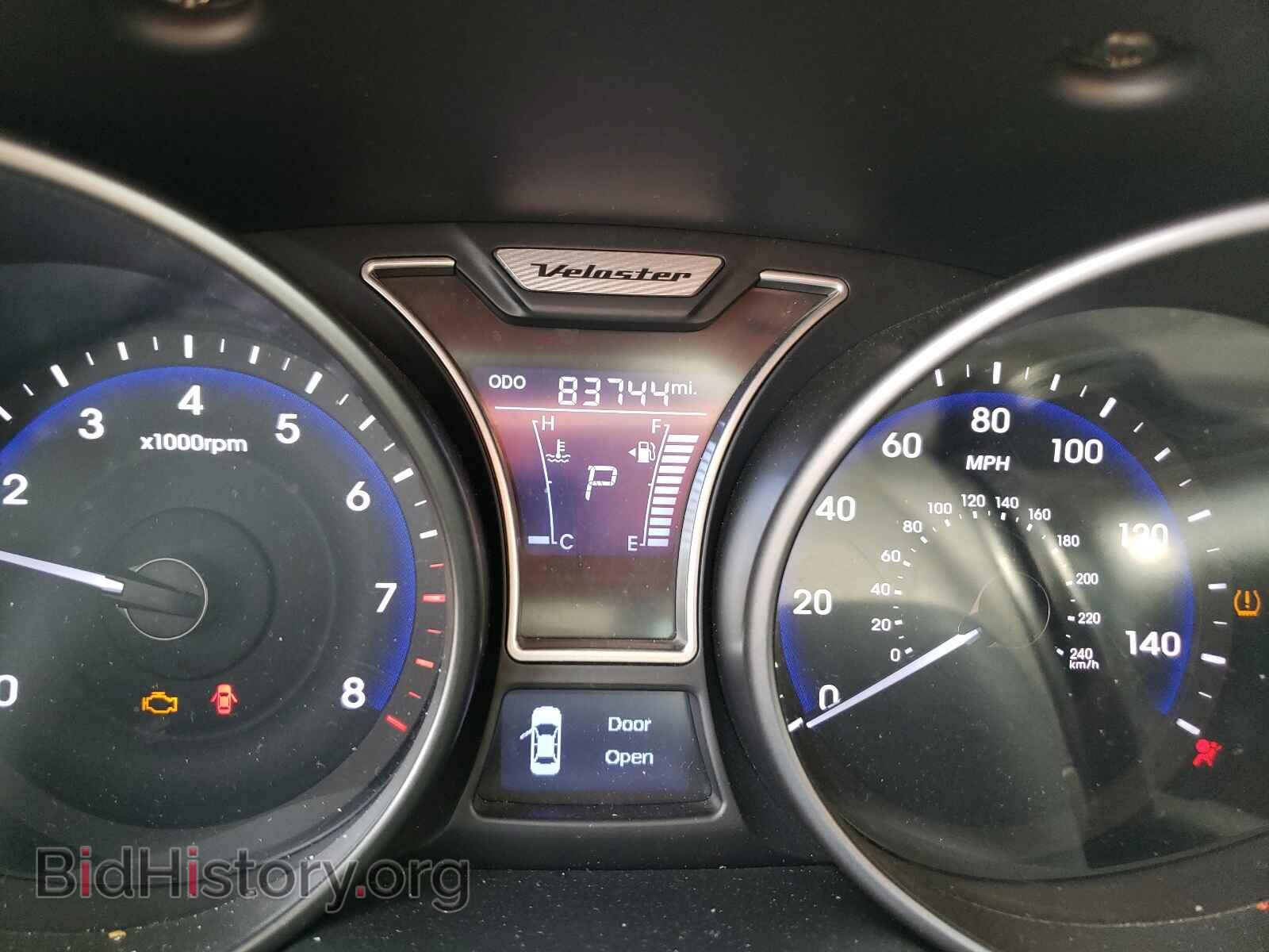 2013 HYUNDAI VELOSTER - VIN: KMHTC6AE2DU083510 - Фото 8