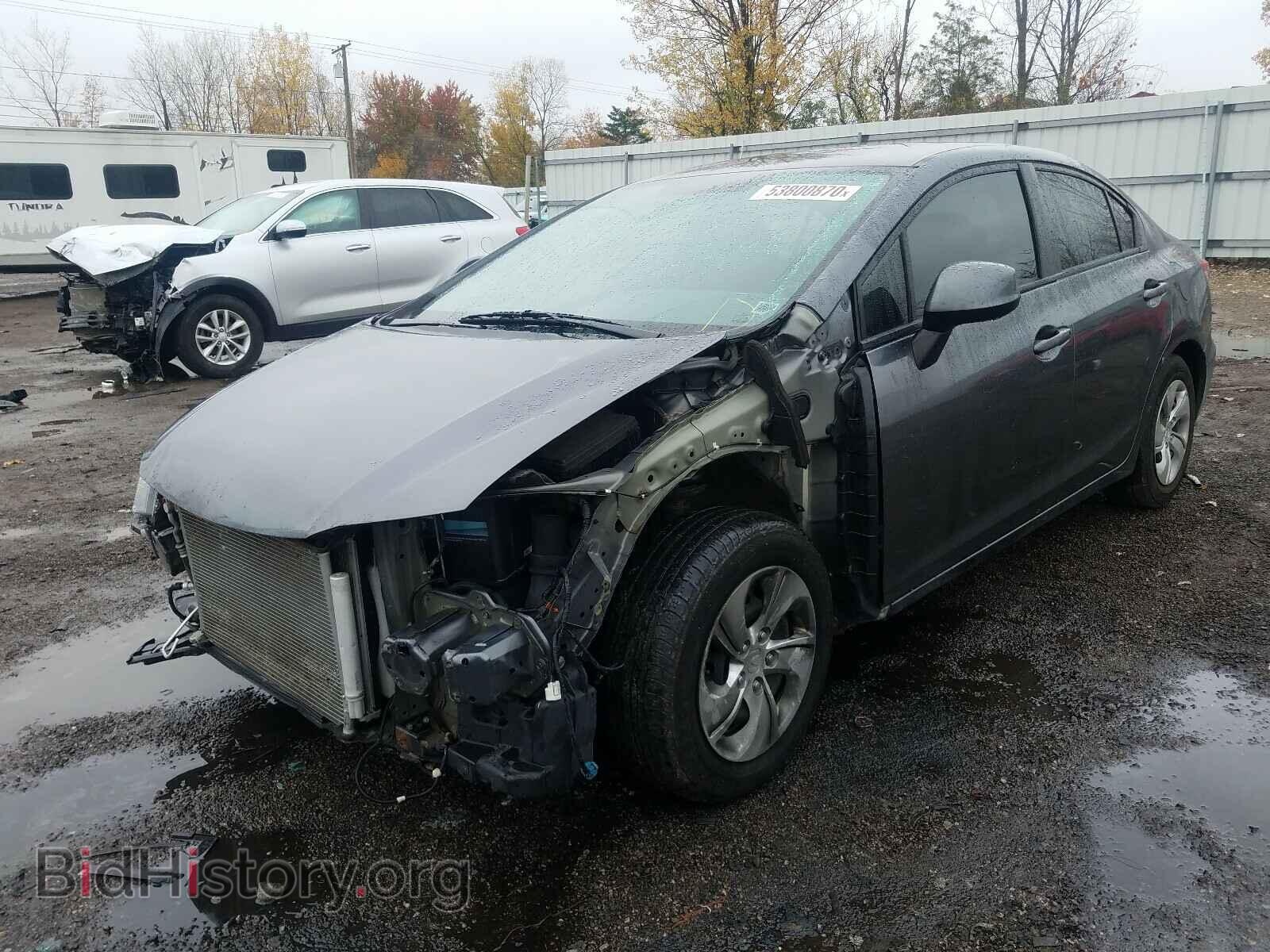 2013 HONDA CIVIC - VIN: 19XFB2F50DE063180 - Фото 2