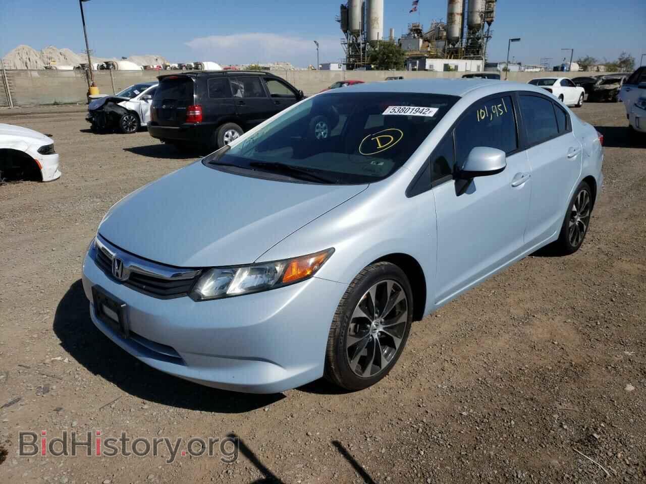 2012 HONDA CIVIC - VIN: 2HGFB2F52CH547694 - Фото 2