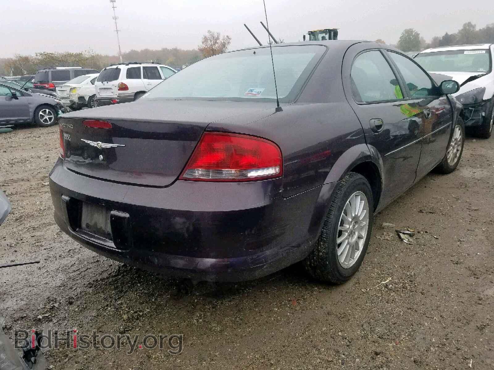 2004 CHRYSLER SEBRING - VIN: 1C3EL46X34N387634 - Фото 4