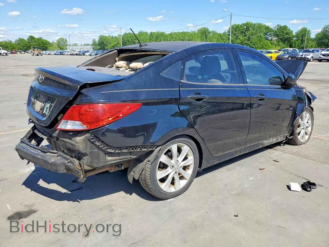 2013 HYUNDAI ACCENT - VIN: KMHCU4AE9DU354984 - Фото 3