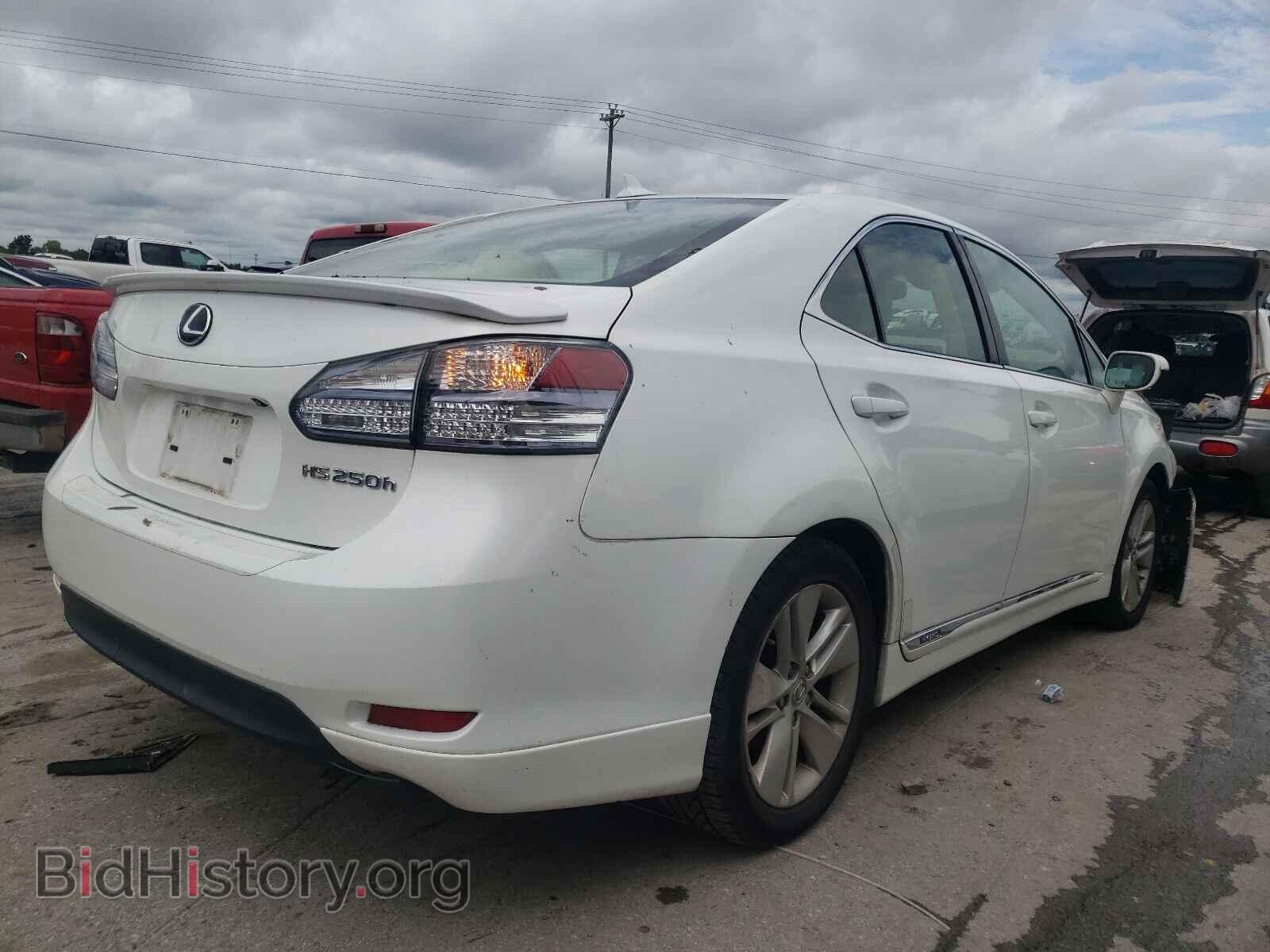 2011 LEXUS HS - VIN: JTHBB1BA3B2045728 - Photo 4
