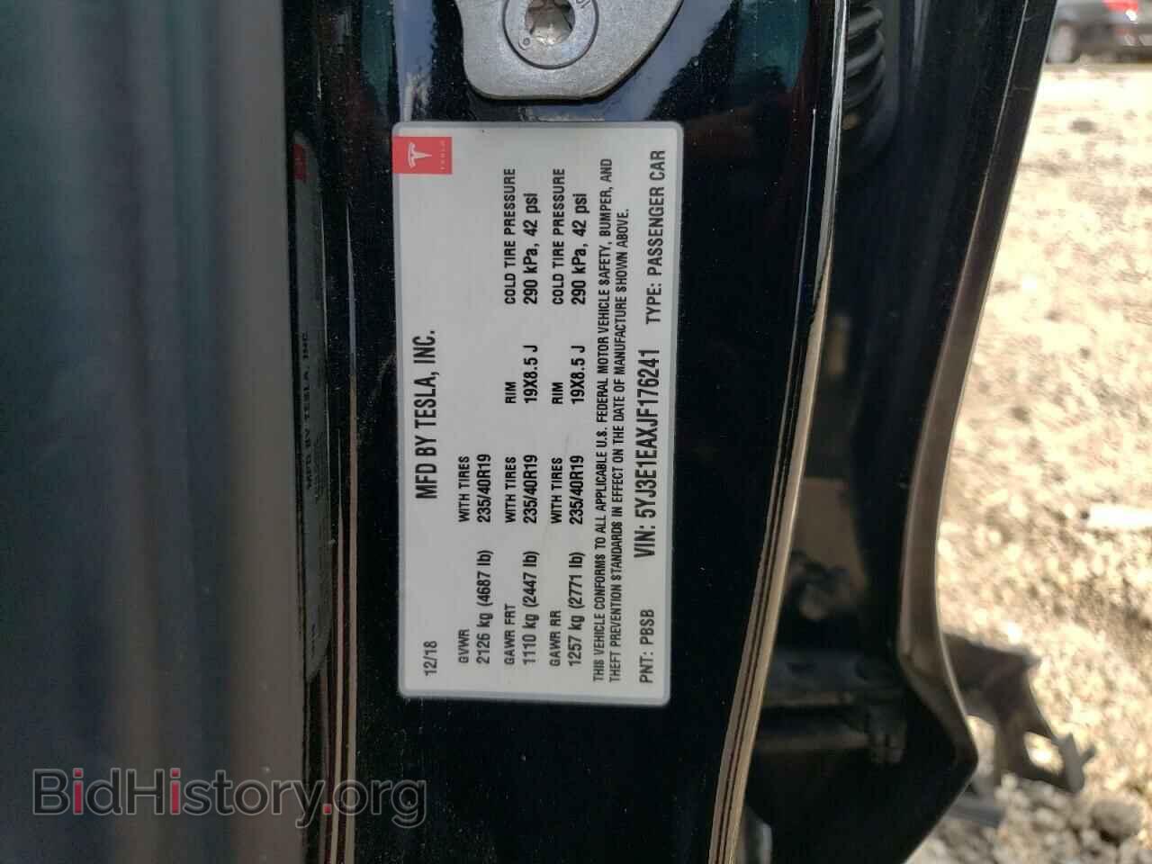 2018 TESLA MODEL 3 - VIN: 5YJ3E1EAXJF176241 - Фото 13
