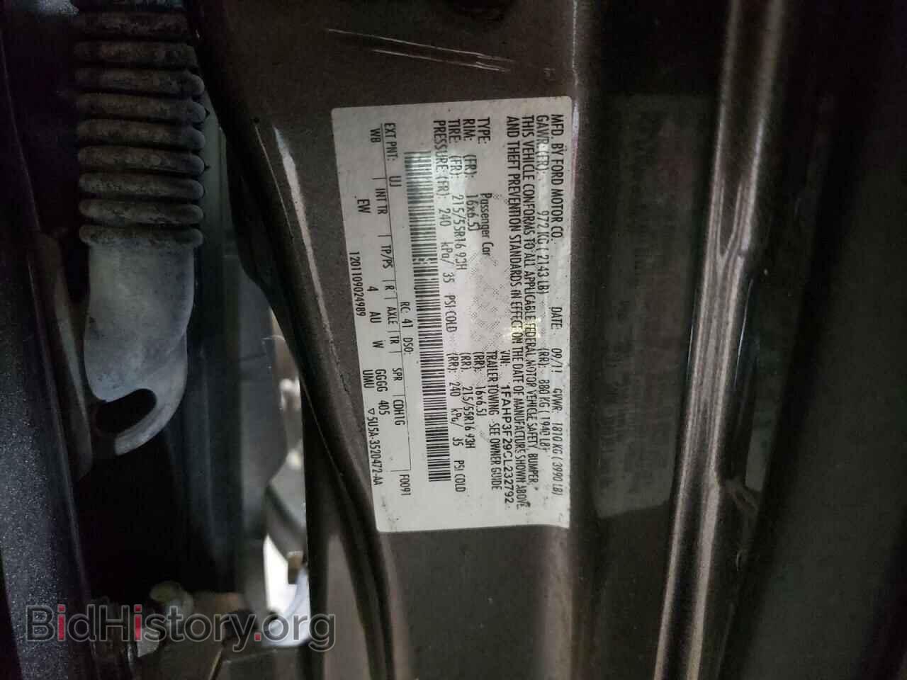 2012 FORD FOCUS - VIN: 1FAHP3F29CL232792 - Фото 10