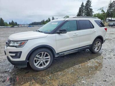 2016 Ford EXPLORER XLT, white — VIN 1FM5K8D84GGA05133, Copart