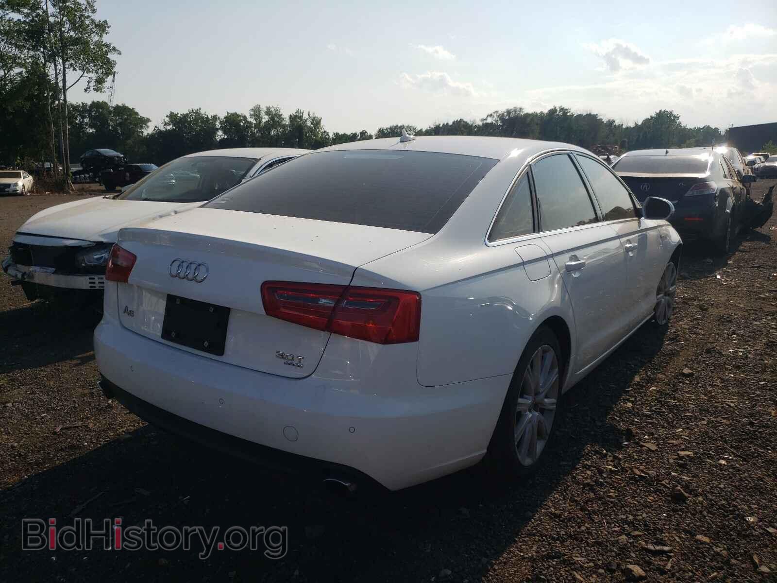 2013 AUDI A6 - VIN: WAUGGAFCXDN074534 - Фото 4