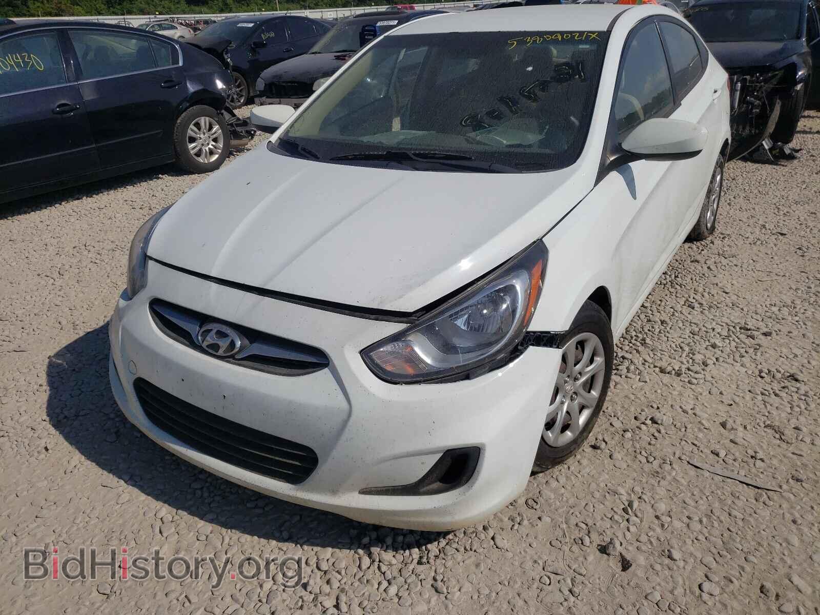 2013 HYUNDAI ACCENT - VIN: KMHCT4AE2DU522130 - Фото 2