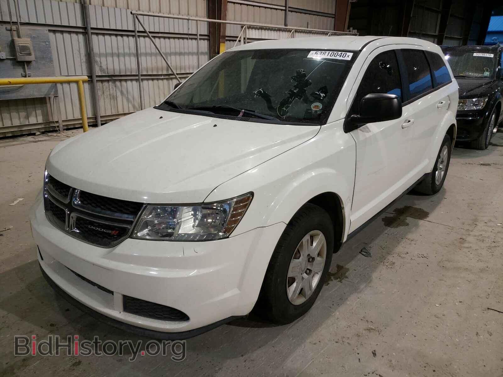 2012 DODGE JOURNEY - VIN: 3C4PDCAB5CT345035 - Фото 2