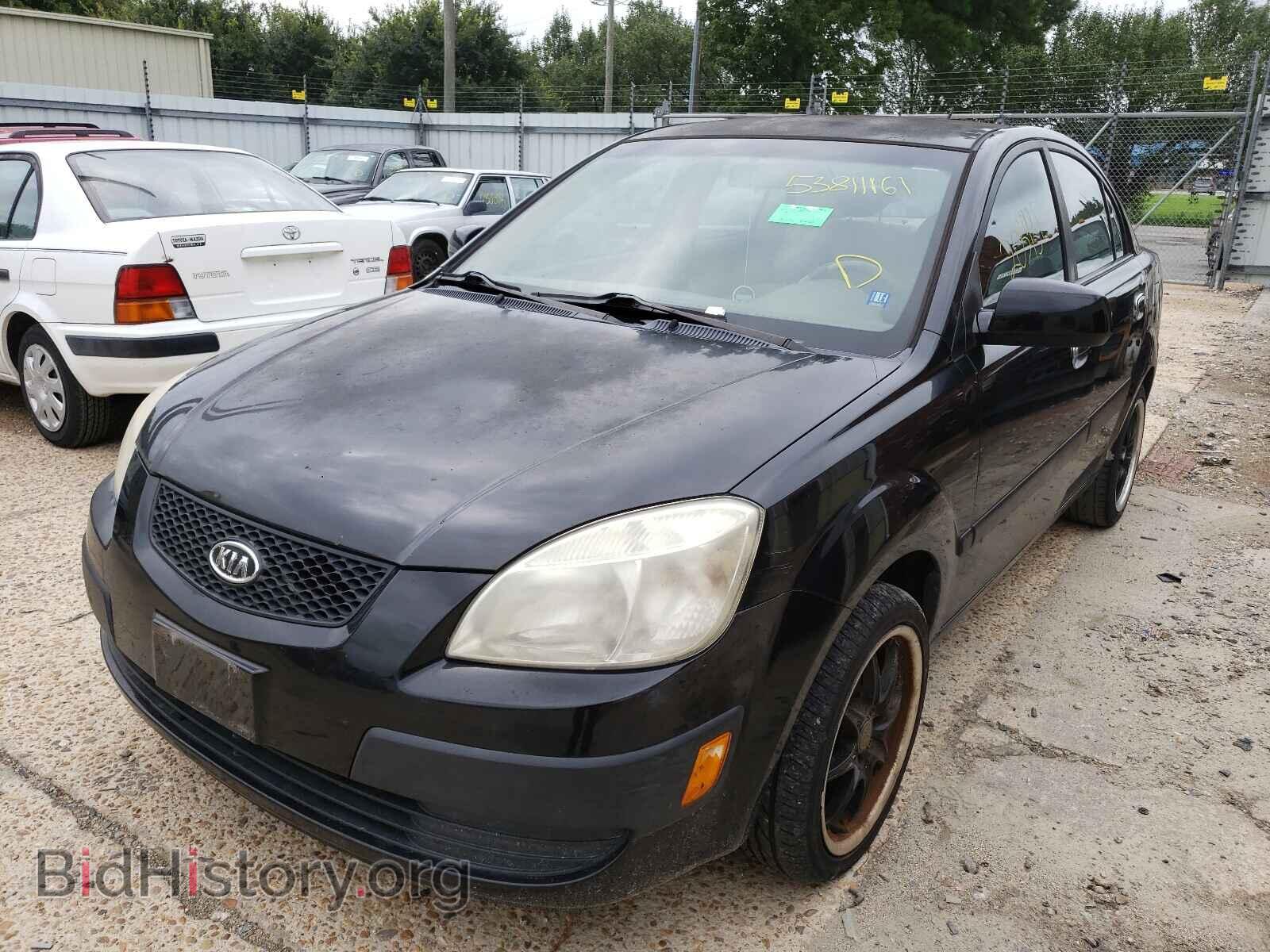 2007 KIA RIO - VIN: KNADE123X76199482 - Фото 2