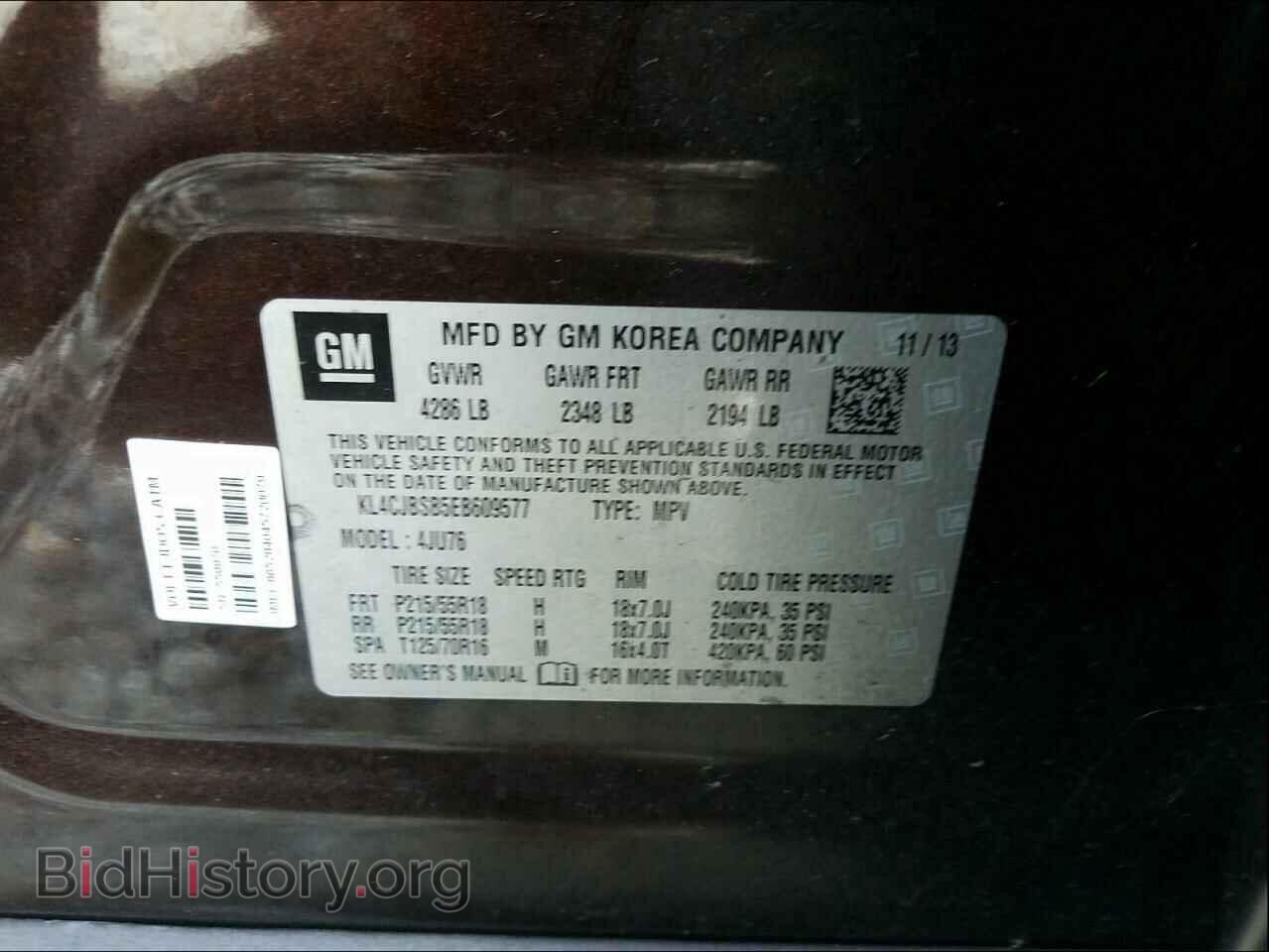 2014 BUICK ENCORE - VIN: KL4CJBSB5EB609577 - Photo 10