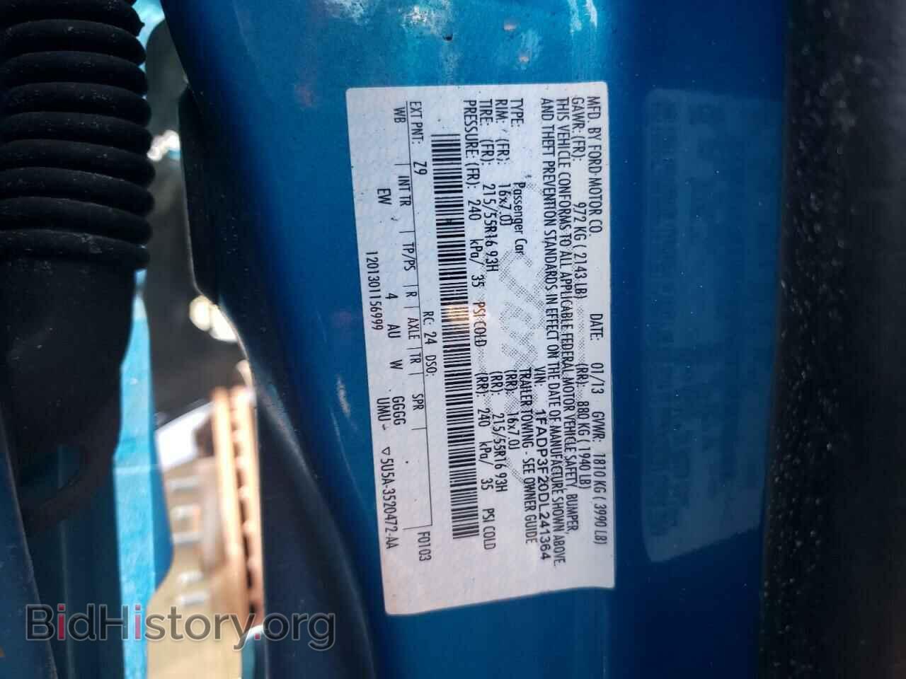 2013 FORD FOCUS - VIN: 1FADP3F20DL241364 - Photo 10