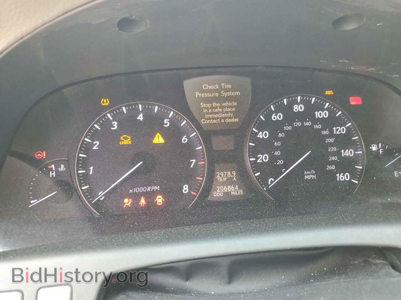 2007 LEXUS LS460 - VIN: JTHBL46F075044367 - Фото 9