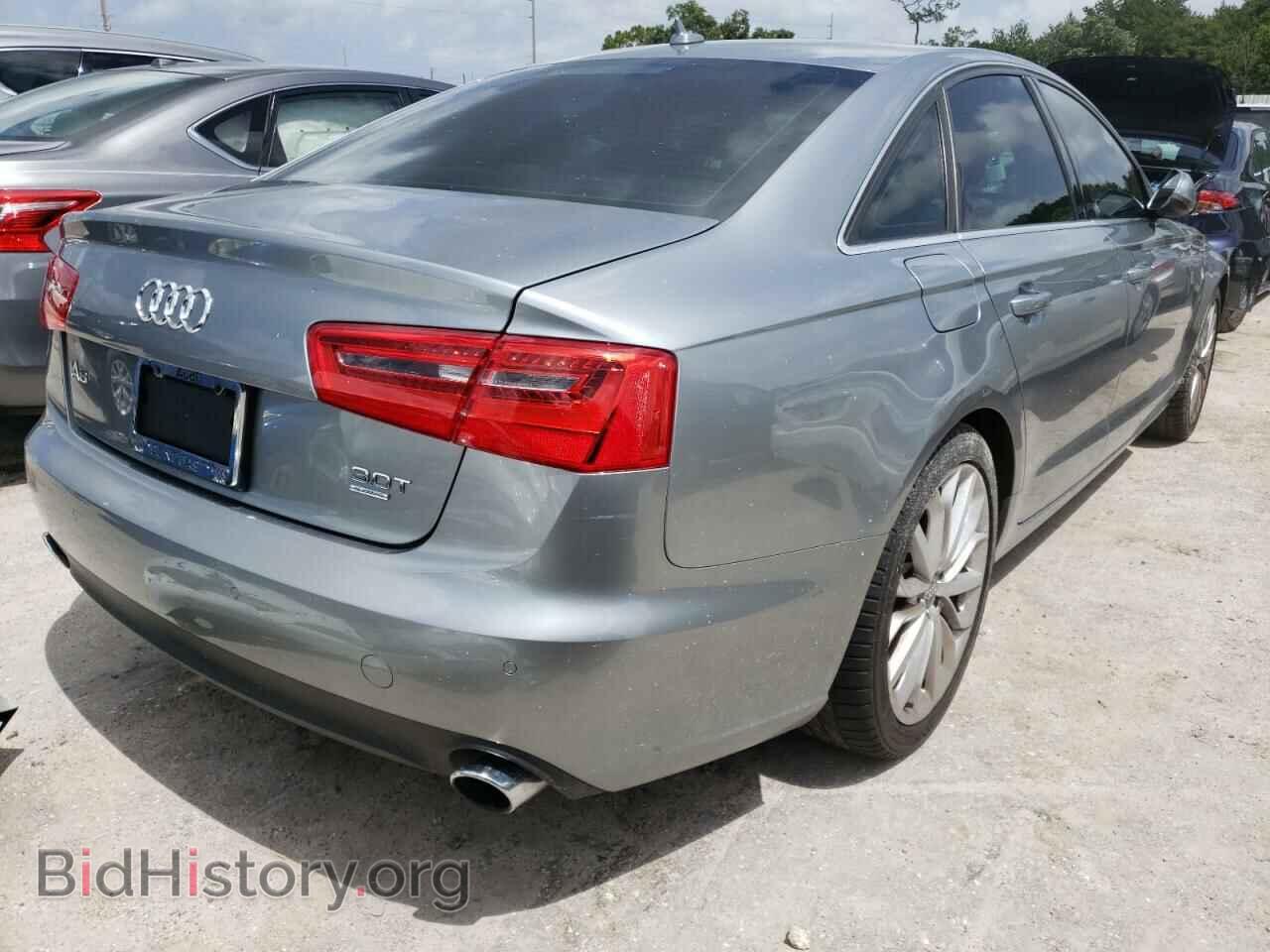 2012 AUDI A6 - VIN: WAUGGAFC2CN132912 - Фото 4