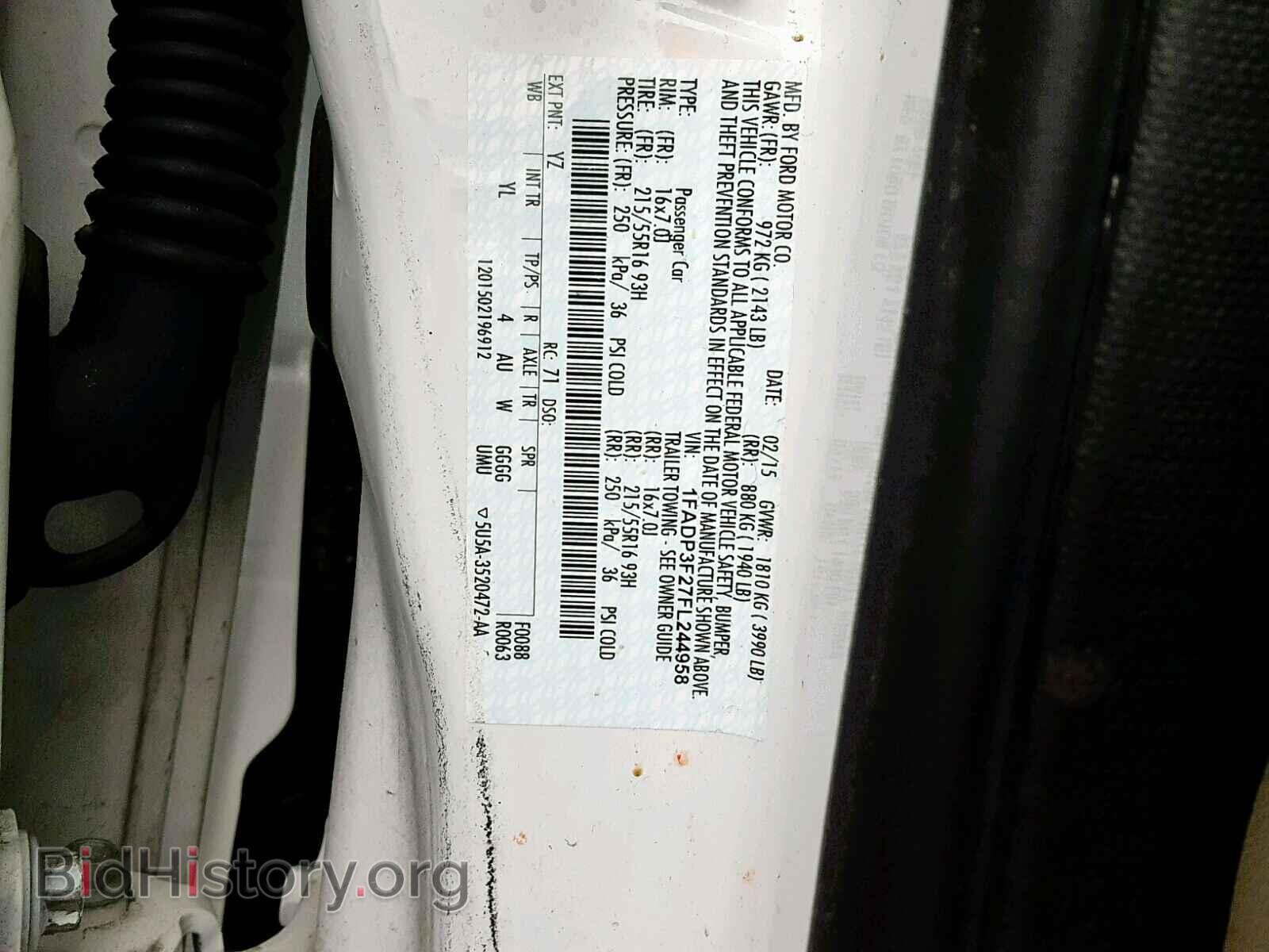 2015 FORD FOCUS SE - VIN: 1FADP3F27FL244958 - Фото 10