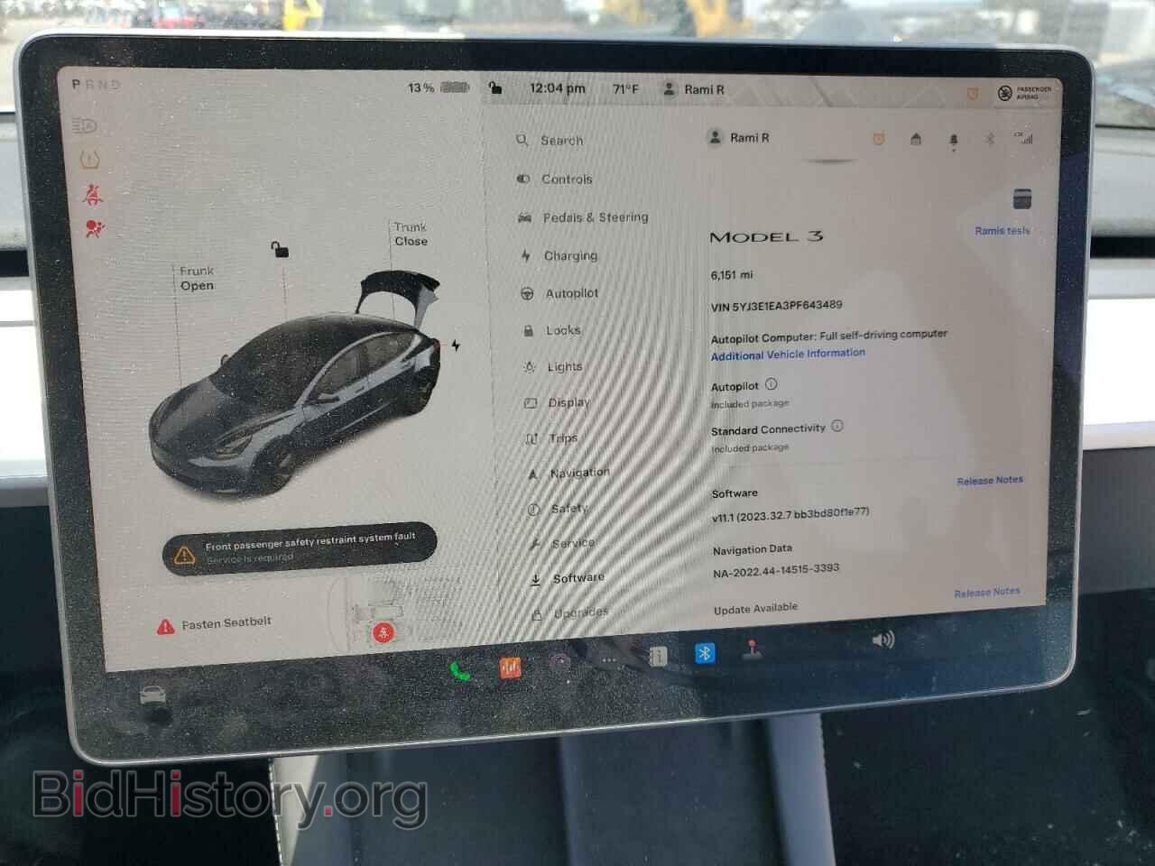 2023 TESLA MODEL 3 - VIN: 5YJ3E1EA3PF643489 - Photo 9