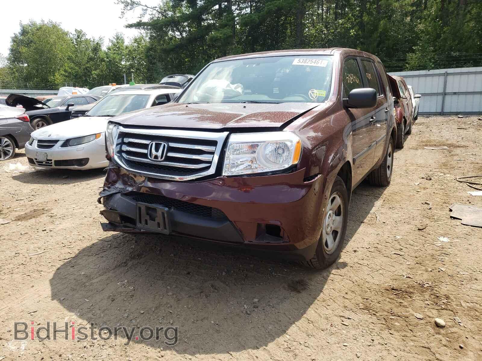 2014 HONDA PILOT - VIN: 5FNYF4H2XEB008968 - Фото 2